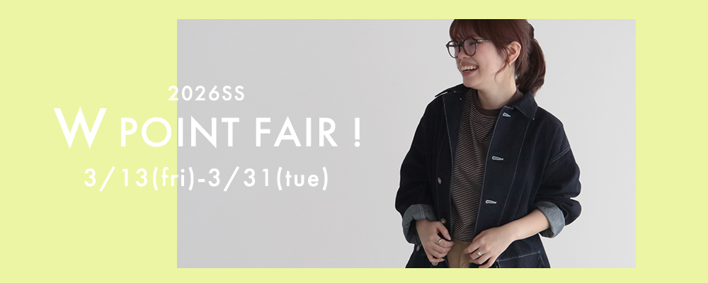 2026ss W�ݥ���ȥե���